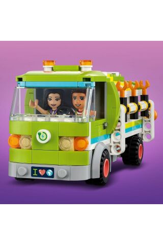 Friends Geri Dönüşüm Kamyonu 41712 - Oyuncak Çöp Kamyonu Yapım Seti (259 Parça)