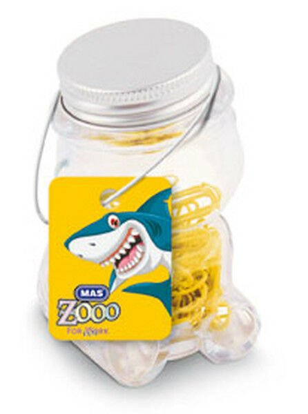 Mas Zooo - Cam Kavanoz Plastik Kaplı Ataş - No:2 - Sarı