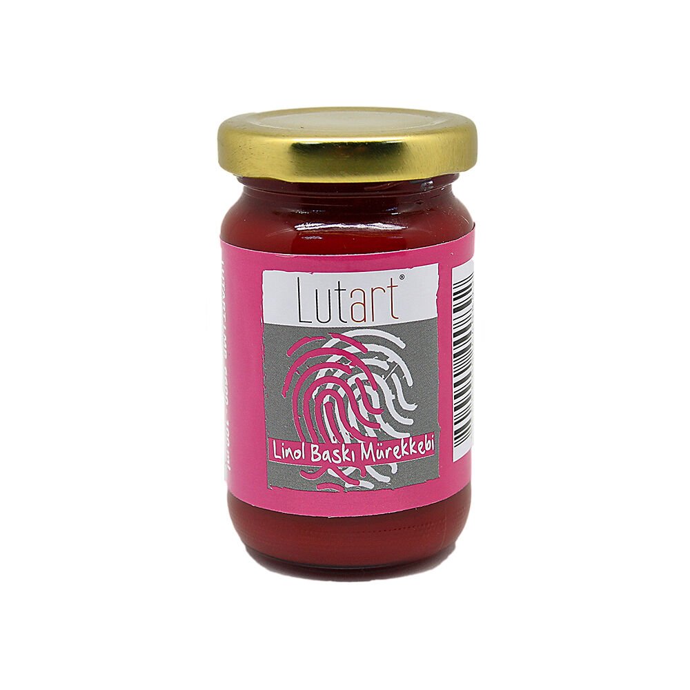 Lutart  Linol Baskı Mürekkebi Magenta 100Ml