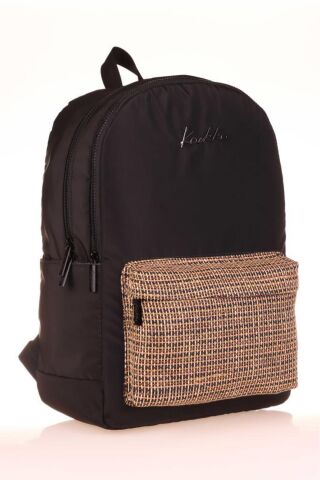 Wicker Sırt Çantası Black K1716