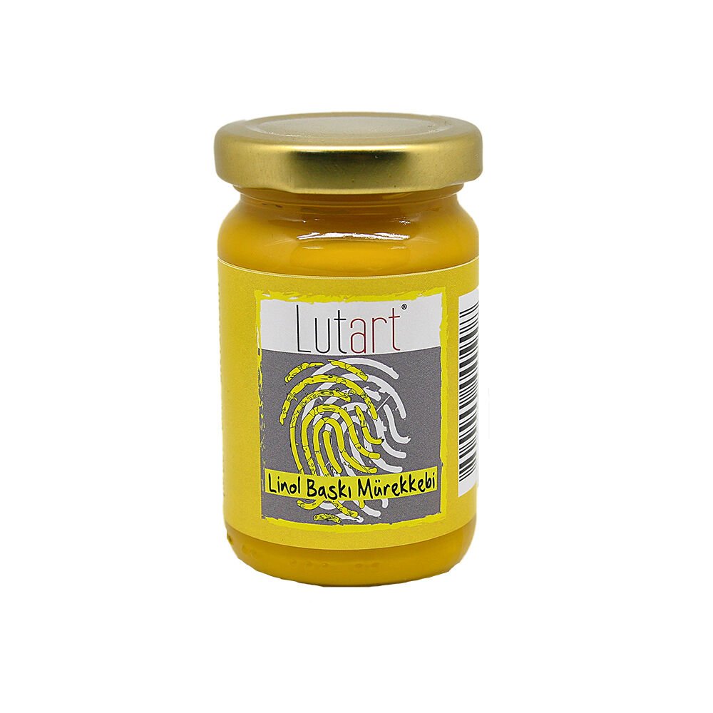 Lutart  Linol Baskı Mürekkebi Sarı 100Ml