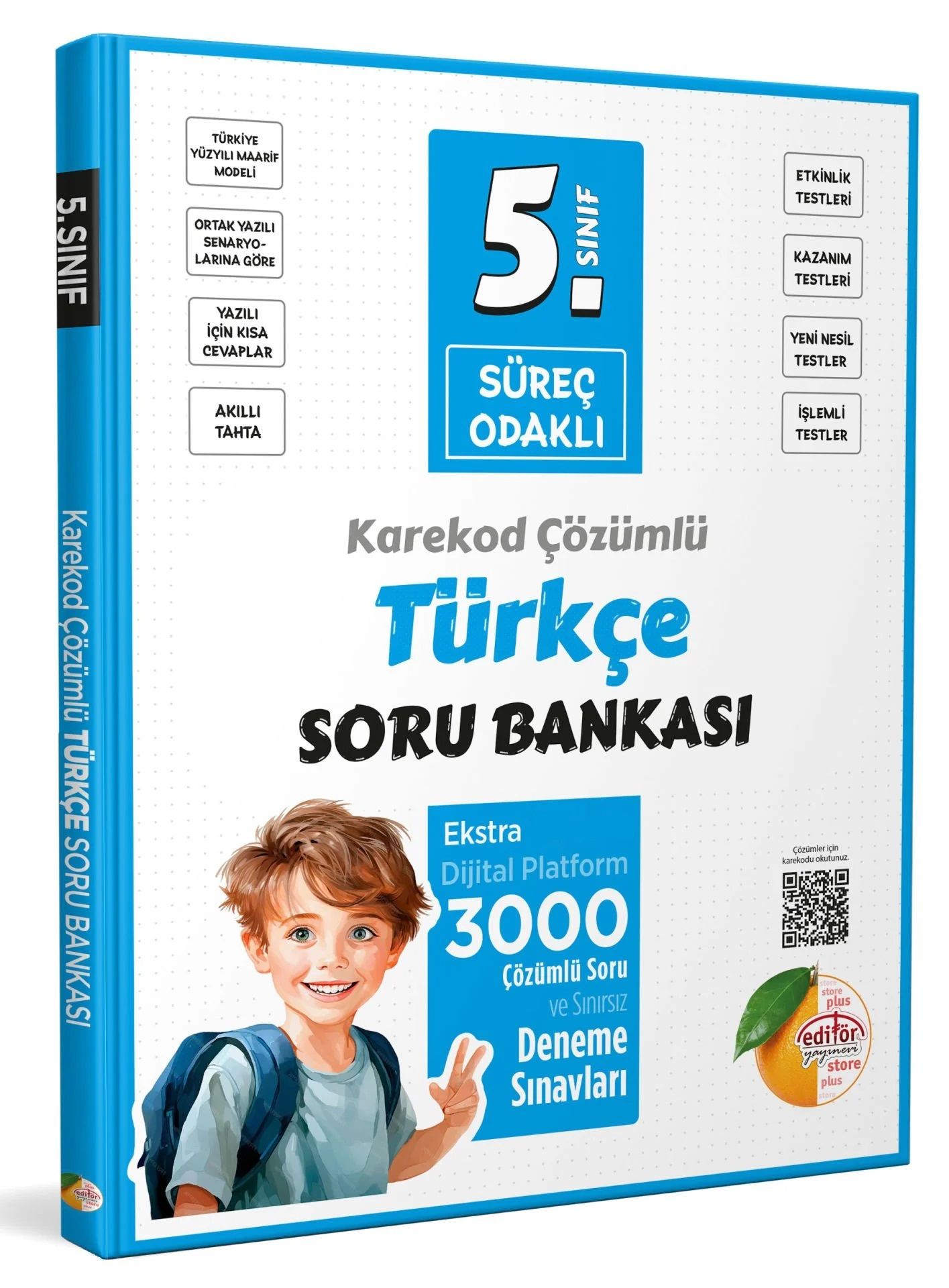 Editör Yayınları 5. Sınıf Süreç Odaklı Türkçe Soru Bankası