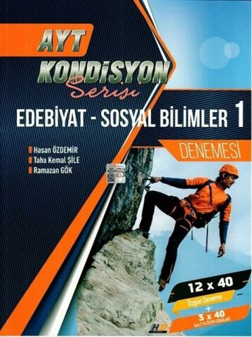Hız ve Renk Yayınları AYT Edebiyat Sosyal Bilimler 1 Kondisyon 12 x 40 Denemesi