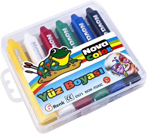 Nova Color 6 Renk Yüz Boyası Kutulu