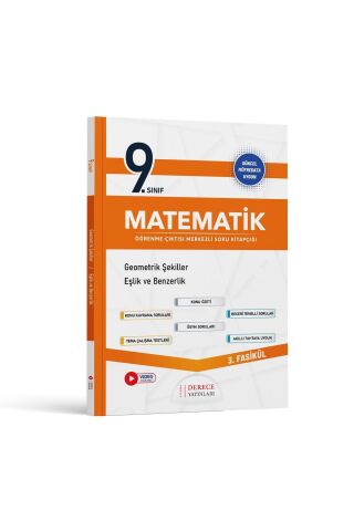 Derece Yayınları 9.Sınıf Matematik Modüler Set Güncel Müfredata Uygun 2025