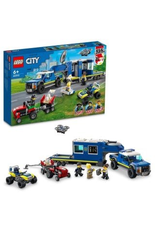 City Polis Mobil Komuta Kamyonu 60315 Yapım Seti (436 Parça)