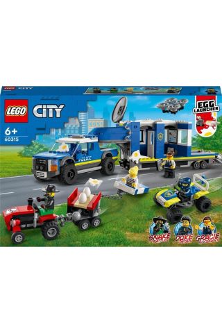 City Polis Mobil Komuta Kamyonu 60315 Yapım Seti (436 Parça)