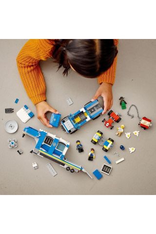 City Polis Mobil Komuta Kamyonu 60315 Yapım Seti (436 Parça)