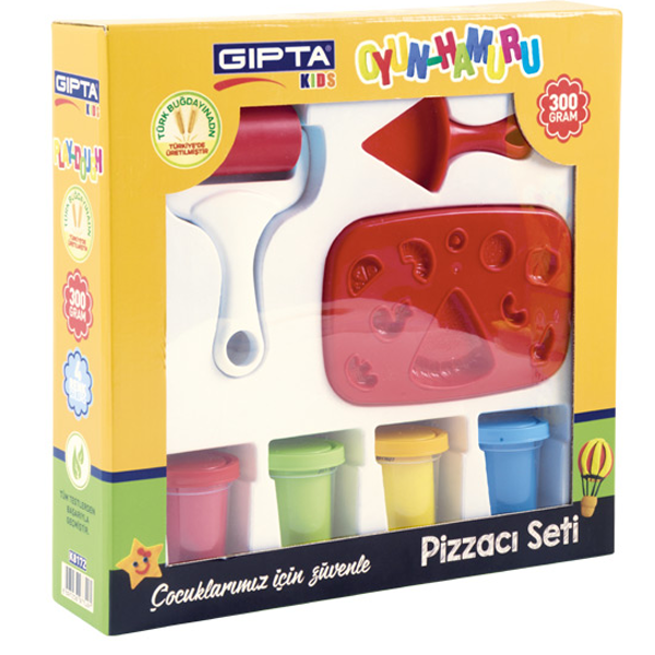 Gıpta Oyun Hamuru Pizzacı Seti 7 Parça K8172