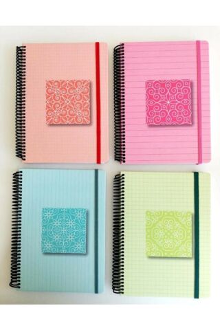 Keskin Color 17x24 Frames 100 Yaprak Kareli Sert Kapak Spiralli Defter