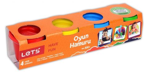Let's L8340 4 Renk Oyun Hamuru 600g