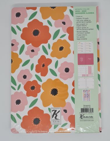 Keskin Color 17x24 Ajanda-Rengarenk & Çelik Termos Bardak 250 ml