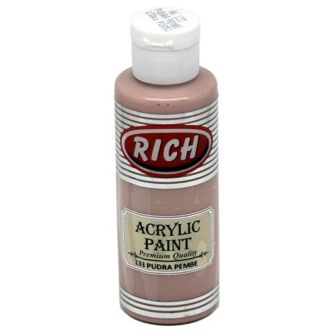 Rich Akrilik Boya 130 CC PUDRA PEMBE