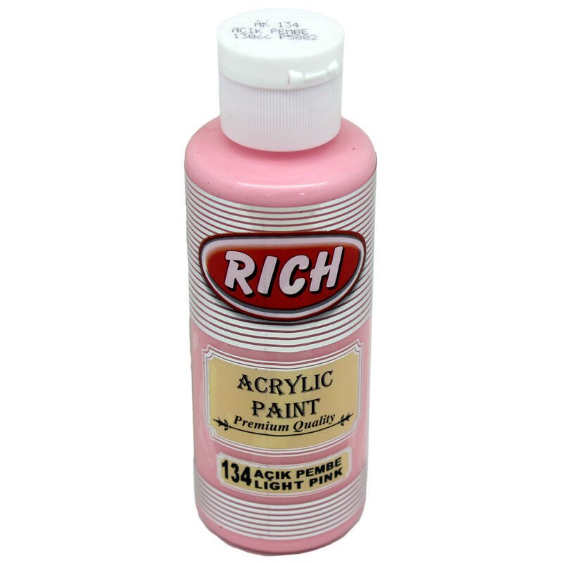 Rich Akrilik Boya 130 CC AÇIK PEMBE