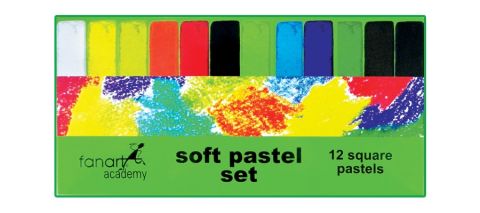 Fanart Academy 12'li Soft Toz Pastel Set