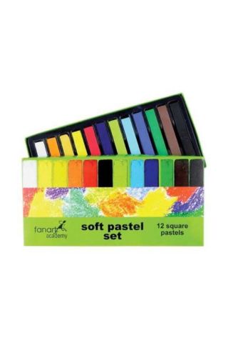 Fanart Academy 12'li Soft Toz Pastel Set