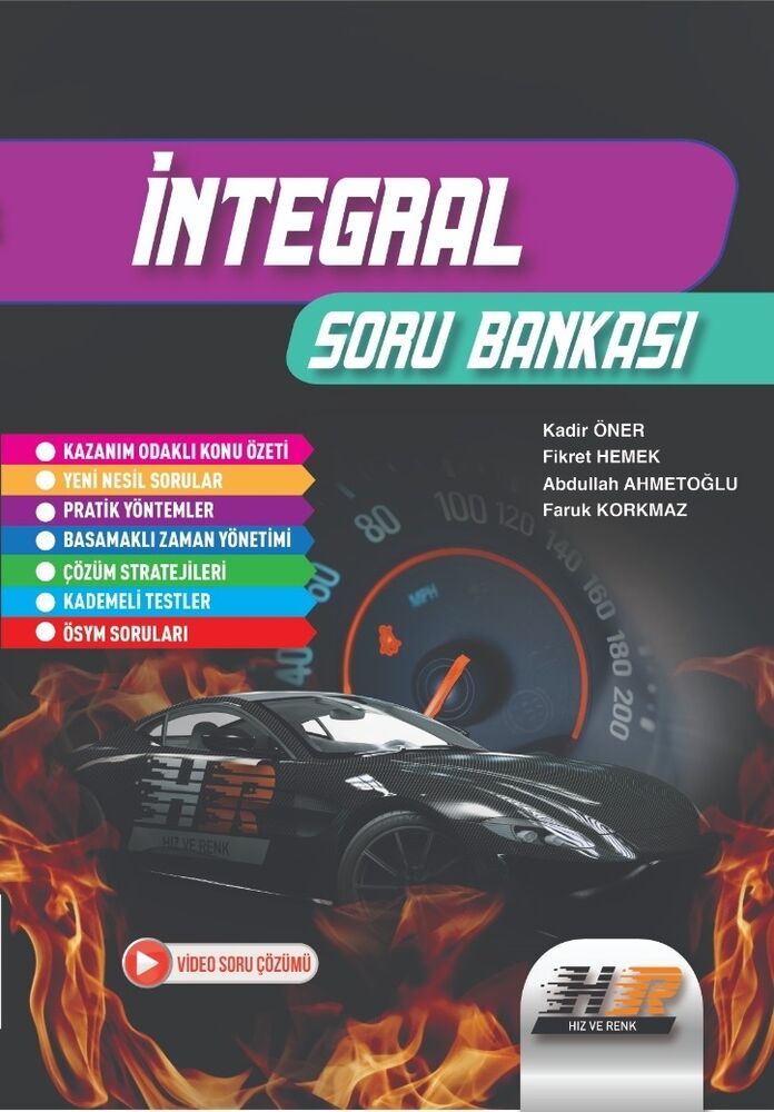 Hız ve Renk Yayınları İntegral Soru Bankası