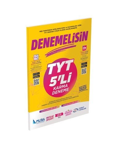 Muba Yayınları Denemelisin TYT 5'li Karma Deneme