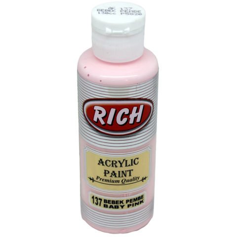 Rich Akrilik Boya 130 CC BEBEK PEMBE