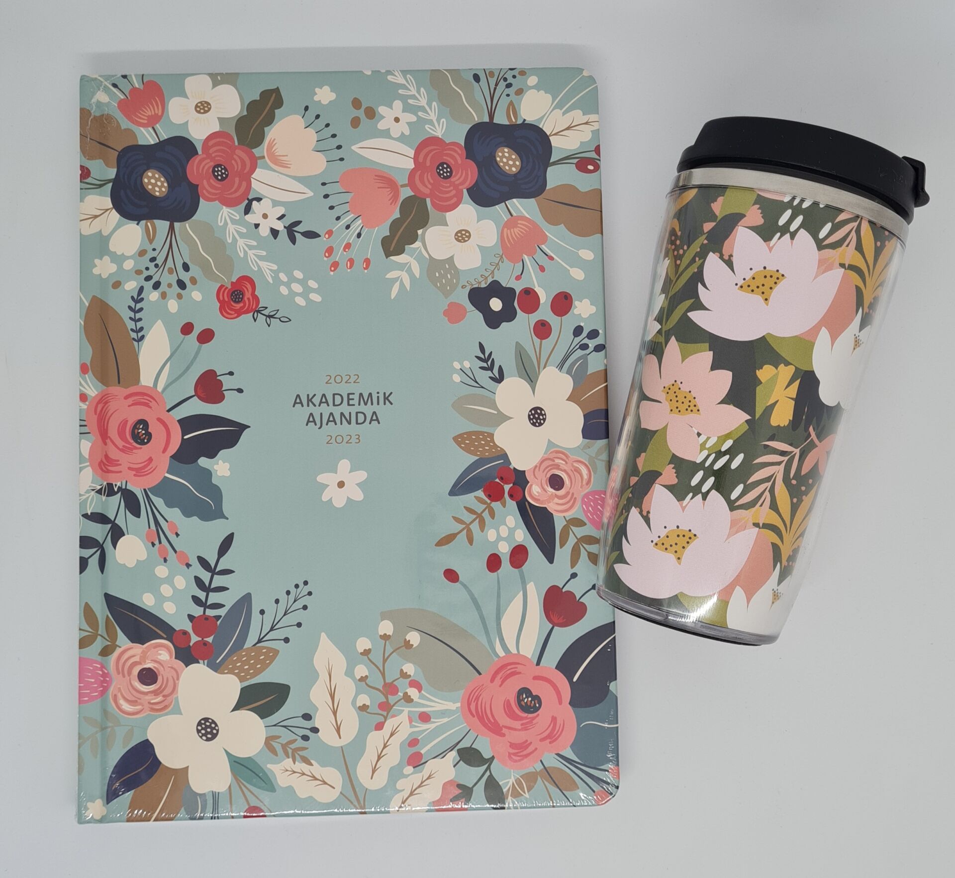 Keskin Color 17x24 Ajanda- Bahar & Çelik Termos Bardak 250 ml