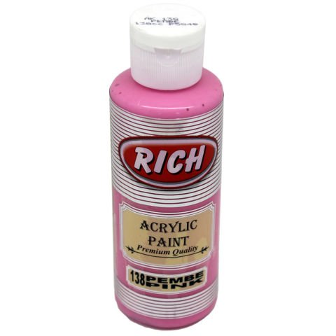 Rich Akrilik Boya 130 CC PEMBE
