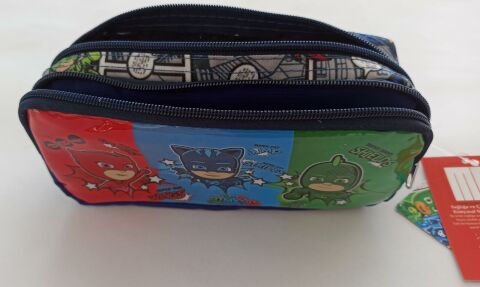 ME Çanta Pjmasks Çift Fermuarlı Kalem Çantası
