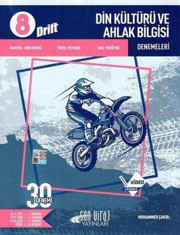 Son Viraj Yayınları 8. Sınıf Din Kültürü ve Ahlak Bilgisi 30 lu Deneme Drift Serisi
