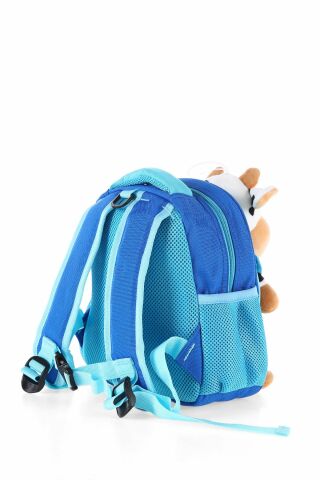 CCS Kids 51739 Mavi Peluş Oyuncaklı Anaokul Çantası