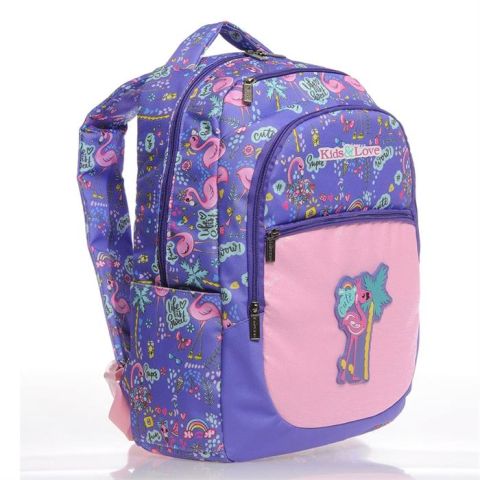 Kaukko Kids&Love Flamingo Simli Sırt Çantası L5019