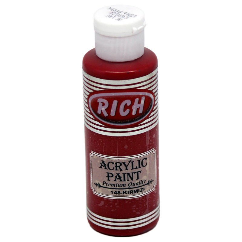 Rich Akrilik Boya 130 CC KIRMIZI