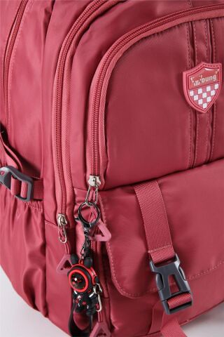Young Bordo Okul Sırt Çantası
