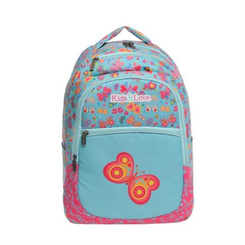 Kaukko Kids&Love Butterfly Rubber Sırt Çantası L5024