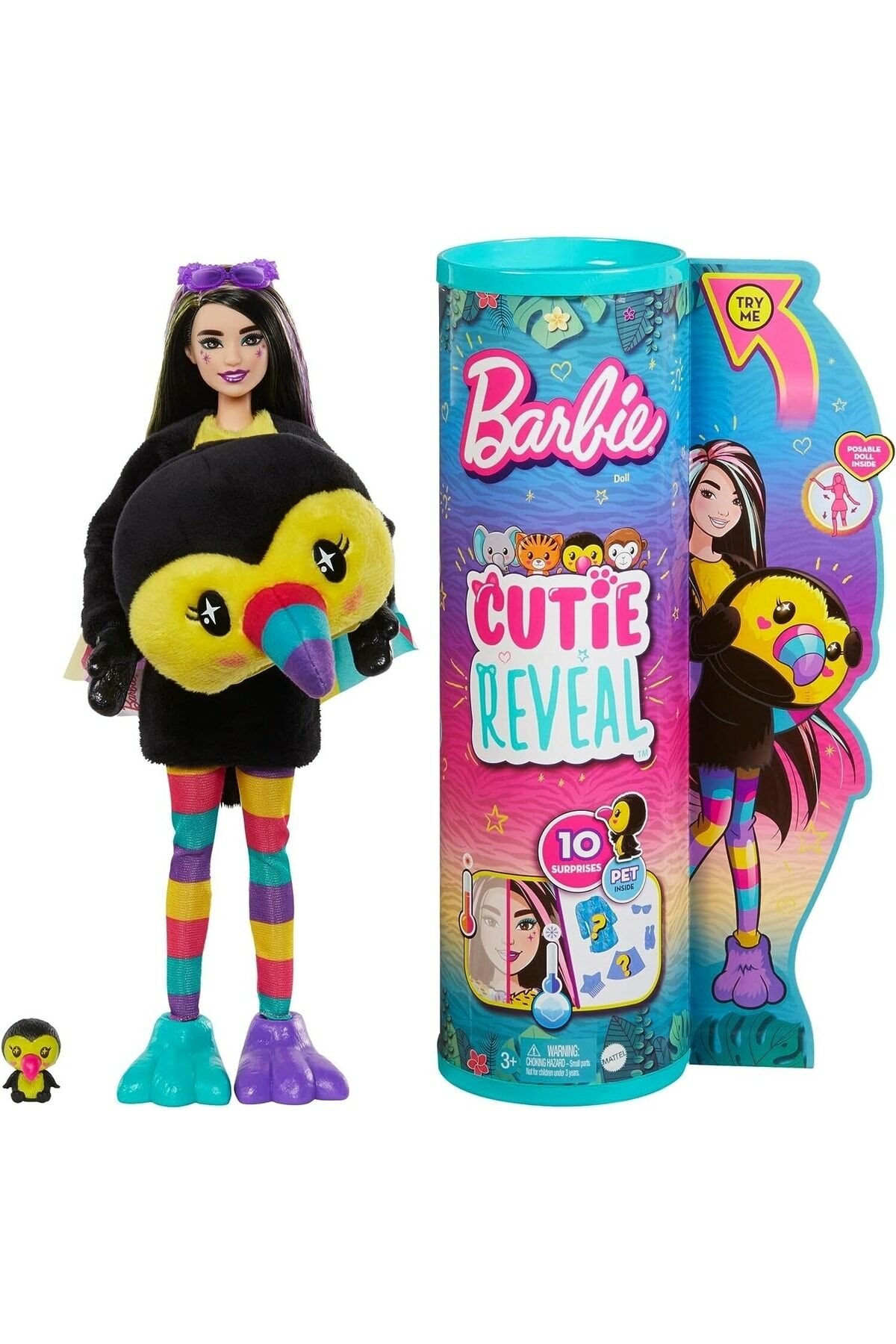 Cutie Reveal Bebekler Tropikal Orman Serisi - Kuş Hkp97-hkr00