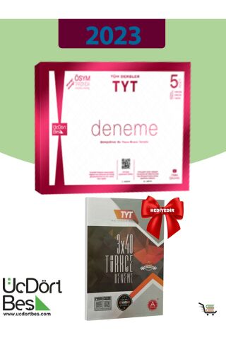 2022 Üçdörtbeş Tyt 6'lı Genel Deneme 2022 Model Yeni Şubat Baskı 345 3-4-5 Üç Dört Beş