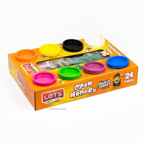 Let's L8508 24 Parça Oyun Hamuru 448g