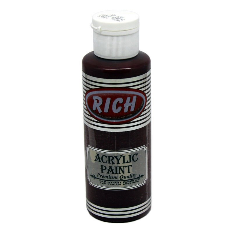 Rich Akrilik Boya 130 CC KOYU BORDO