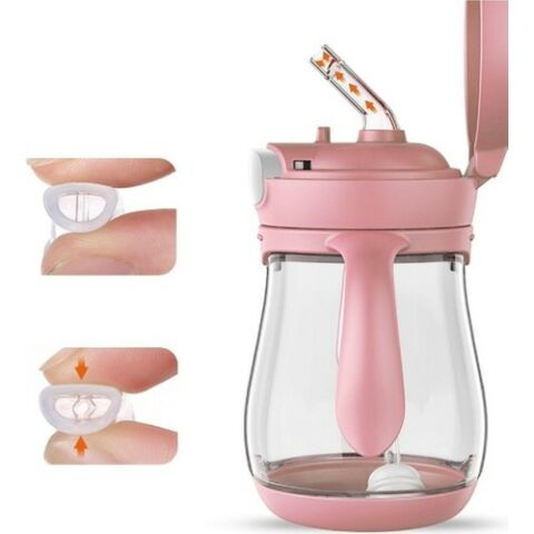 Rovco Tritan Pipetli Su Matarası 240ML B1032 Pembe