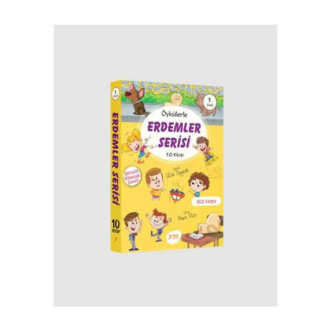 Yuva 1. Sınıf Öykülerle Erdemler Serisi 10 Kitap Set