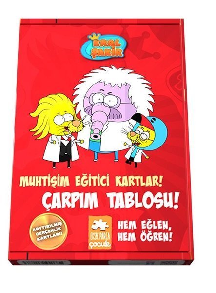 Kral Şakir-Çarpım Tablosu!-Muhtişim Eğitici Kartlar!