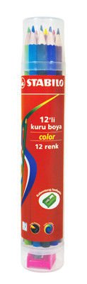 Stabilo Color 12'Li Plastik Tüp