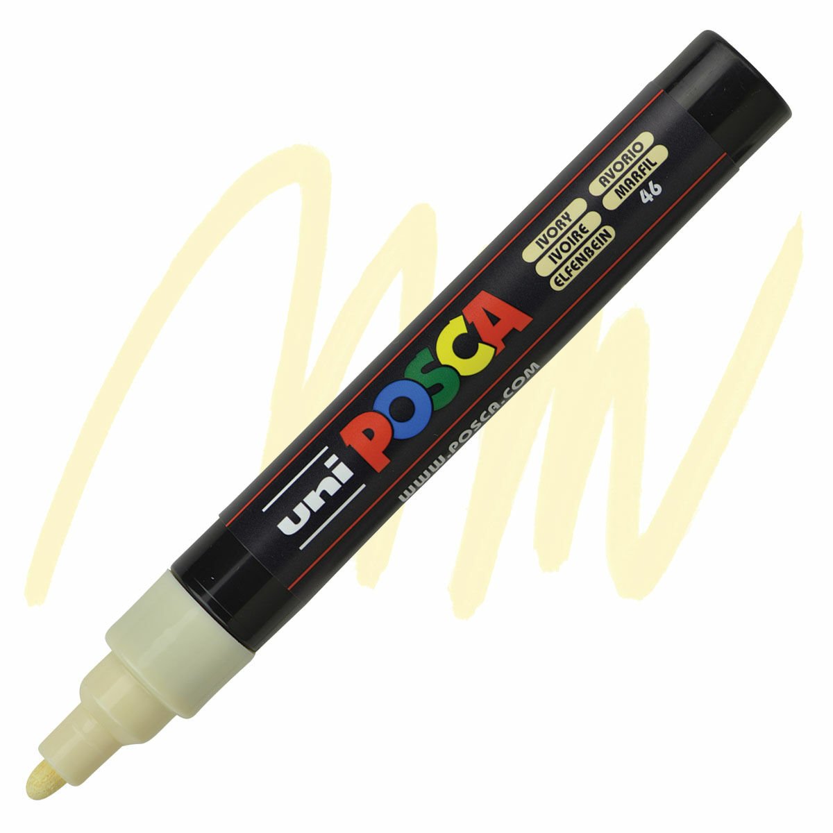 Uni Posca 1.8-2.5 Su Bazlı Poster Markörü Fildişi (Ivory) PC-5M
