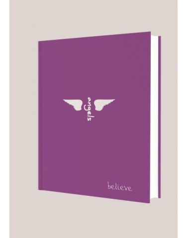 Deffter Angels/Believe Çizgisiz 96 Yaprak Sert Kapak Defter