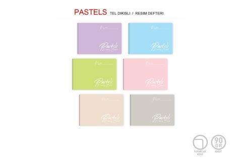 Gıpta Pastels 25x35 Plastik Kapak 30 Yaprak Resim Defteri
