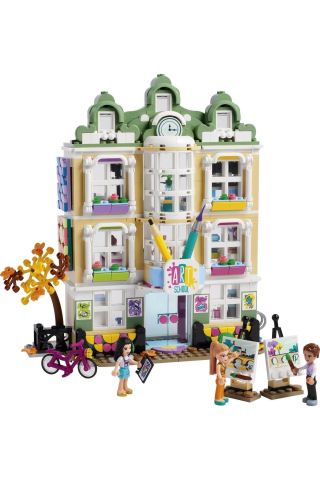 Friends Emma’nın Sanat Okulu 41711 - Mini Sanat Stüdyosu İçeren Okul Yapım Seti (844 Parça)
