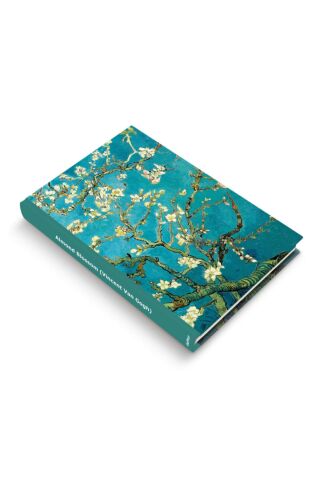 Deffter Art Of Word  Van Gogh  Almond Blossom Çizgisiz 96 Yaprak Sert Kapak Defter