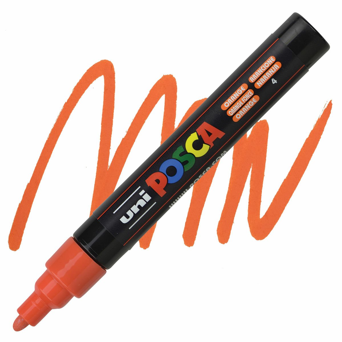 Uni Posca 1.8-2.5 Su Bazlı Poster Markörü Turuncu (Orange)PC-5M