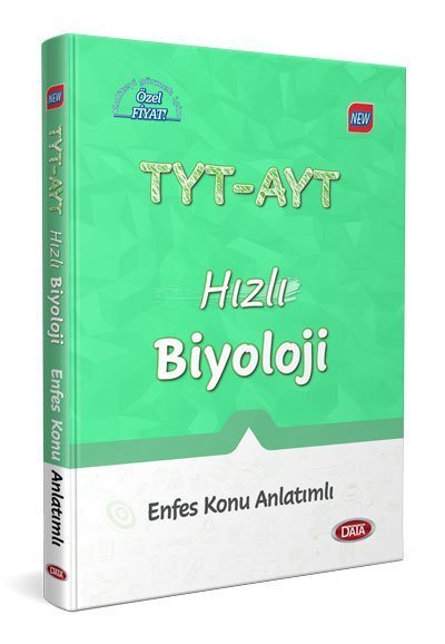 Data Yayınları TYT - AYT Hızlı Biyoloji Enfes Konu Anlatımlı
