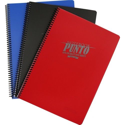Gıpta Punto Spiralli PP Kapak A4 80 Yaprak Kareli Okul Defteri 3'lü Set