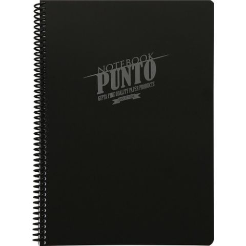 Gıpta Punto Spiralli PP Kapak A4 80 Yaprak Kareli Okul Defteri 3'lü Set