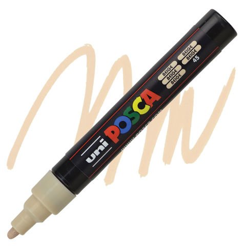 Uni Posca 1.8-2.5 Su Bazlı Poster Markörü Bej (Beige) PC-5M
